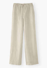Wide-leg trousers, Ecru, webstill