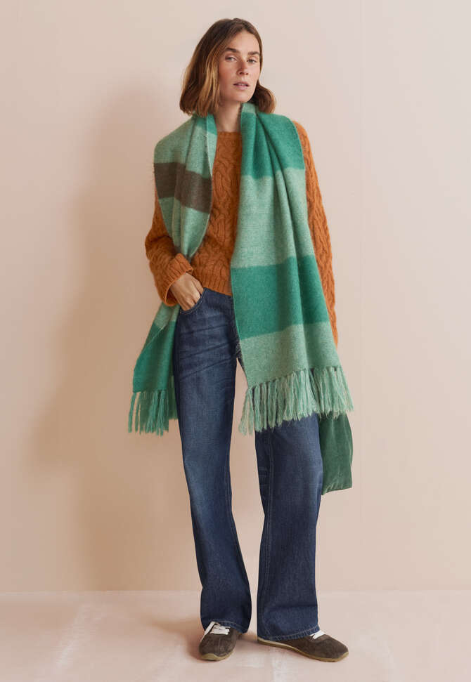 Cable-stitch sweater, Marmalade, completeTheLook