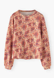 Printed sweatshirt, Ecru berry, webstill
