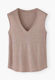 Jersey tank, Warm taupe, webstill