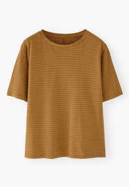 Striped T-shirt, Sepia, webstill