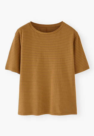 Striped T-shirt, Sepia, webstill