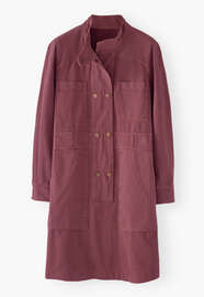 Utility shift-dress, Pink rosewood, webstill