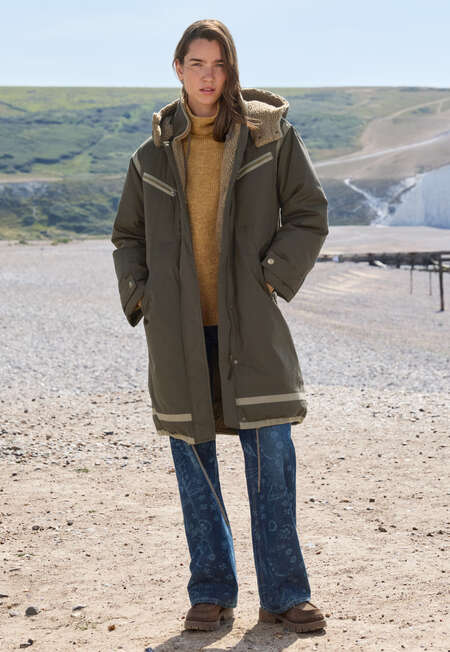 Borg parka, Dark khaki, completeTheLook