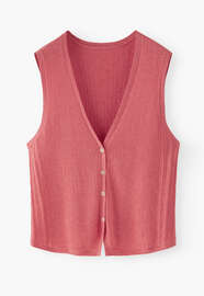 Sleeveless sweater, Pink watermelon, webstill