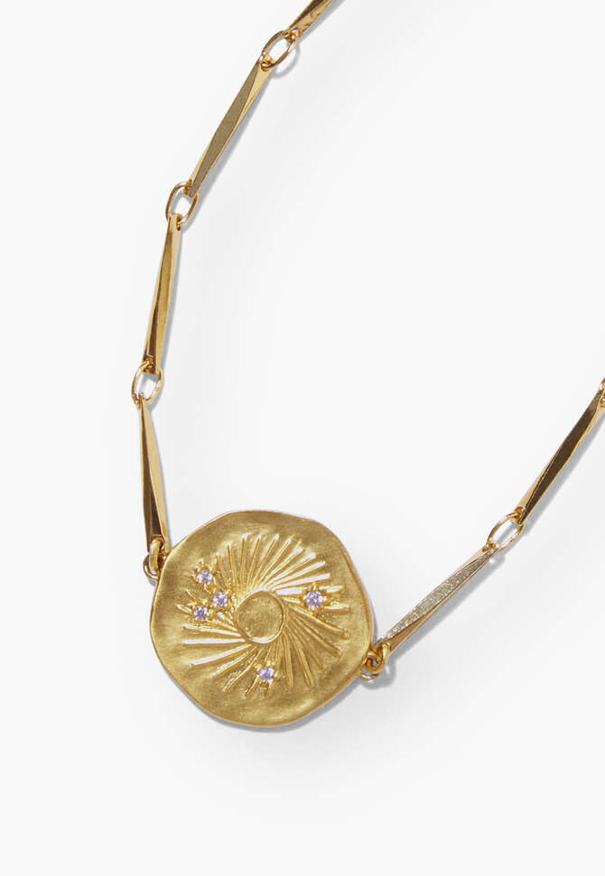 Pendant bracelet, Gold, completeTheLook