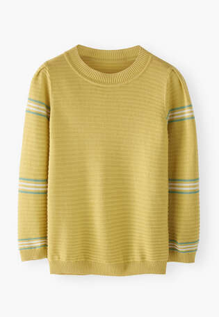 Striped sweater, Lemon, webstill