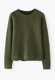 Raglan sweater, Dark forest, webstill