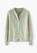 Knitted jacket, Sage lilac, webstill