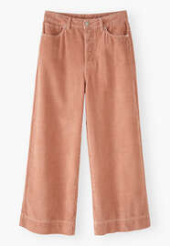 Wide-leg cord trousers, Shell pink, webstill