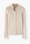 Button-through top, Warm ecru, webstill