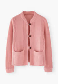 Knitted jacket, Rose, webstill