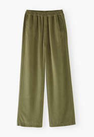 Slouchy trousers, Dark khaki, webstill