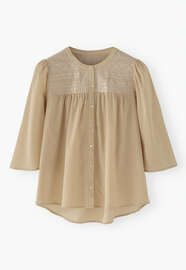 Embroidered blouse, Sand, webstill