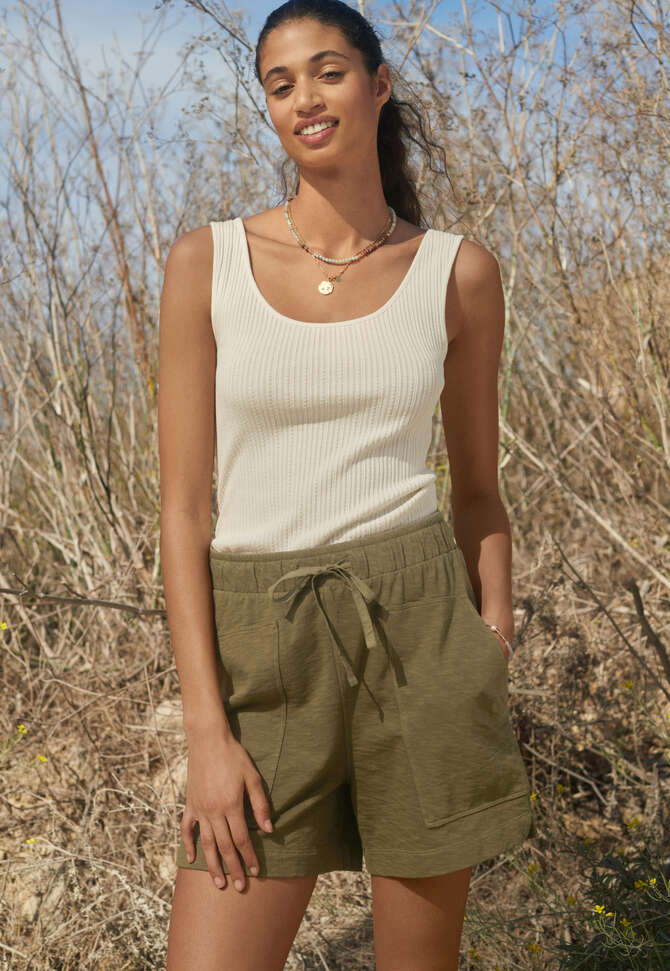 Jersey shorts, Khaki olive, completeTheLook