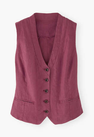 Waistcoat, Dark magenta, webstill