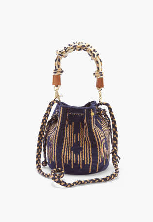 Cross-body bag, Indigo fawn, webstill