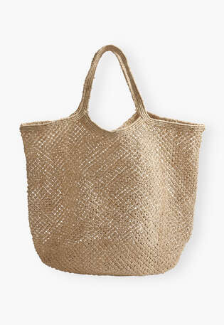 Large shopper bag, Natural, webstill