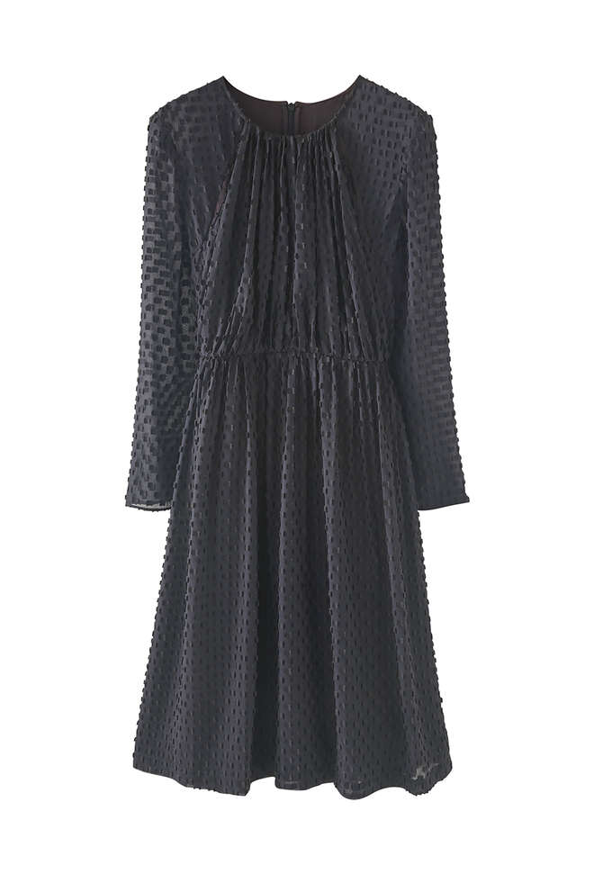 Jacquard dress, Ink, completeTheLook