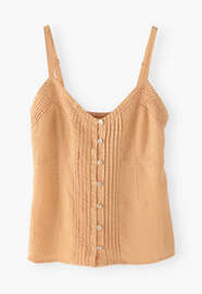Pintucked camisole, Warm peach, webstill