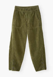 Relaxed carrot cords, Dark Khaki, webstill