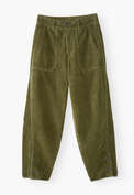 Relaxed carrot cords, Dark Khaki, webstill