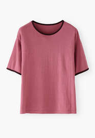 Jersey T-shirt, Dusty rose, webstill