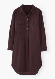 Shirtdress, Aubergine, webstill