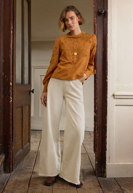 Embroidered blouse, Ginger, completeTheLook