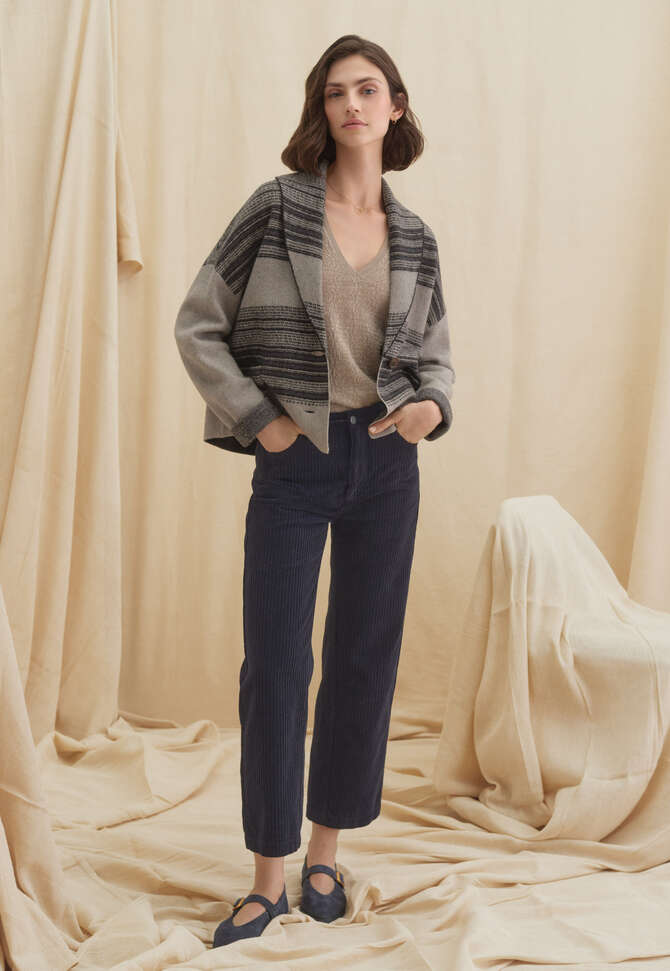 Jacquard jacket, Monochrome, completeTheLook