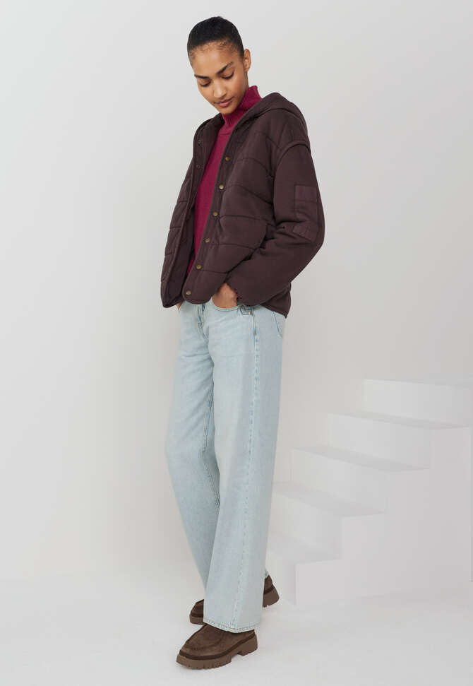 Quilted jacket, Espresso, completeTheLook