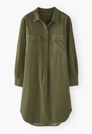 Shirtdress, Khaki, webstill