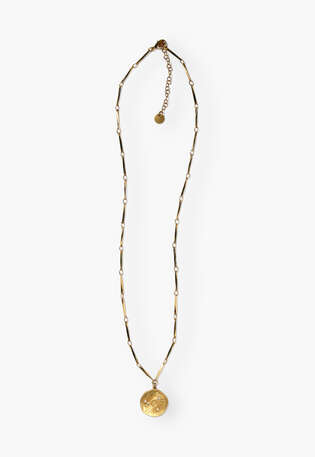 Pendant necklace, Gold, webstill