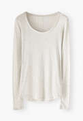 Scoop-neck top, Ice grey, webstill