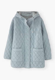 Quilted jacket, Chambray, webstill
