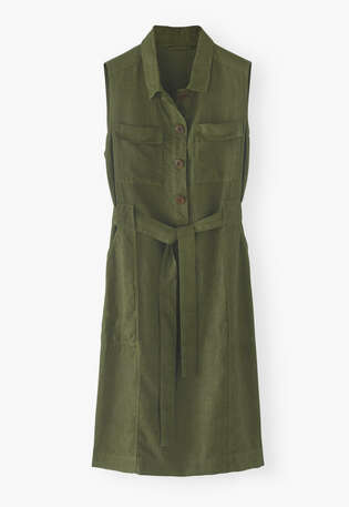 Sleeveless dress, Forest, webstill