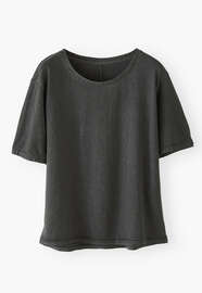 Boxy T-shirt, Charcoal, webstill