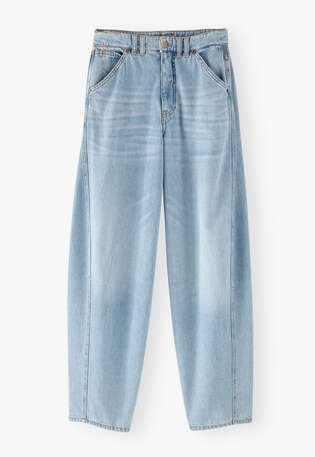 Seam-detailed jeans, Pale wash, webstill