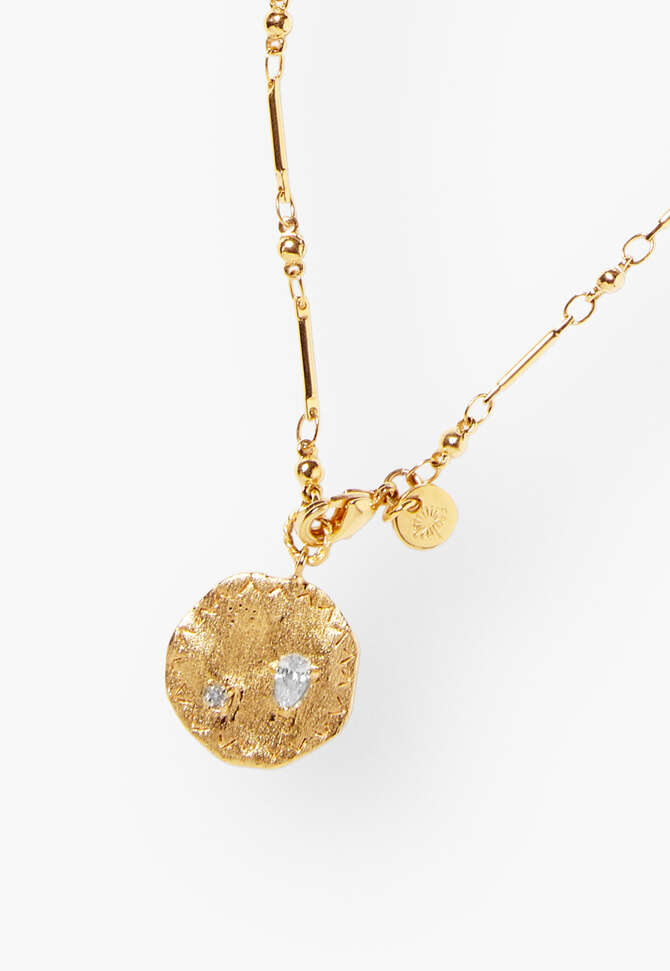 Small-pendant necklace, Gold, completeTheLook