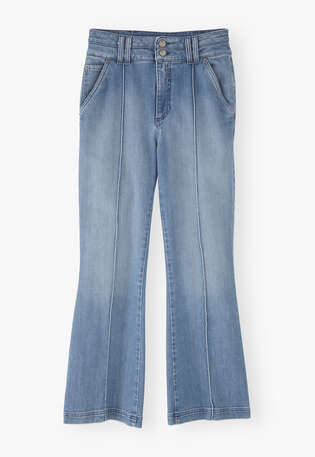 Kick-flare jeans, Stone wash, webstill
