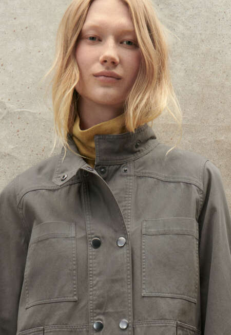Utility shift-dress, Green grey, completeTheLook