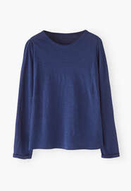 Long-sleeve top, Deep navy, webstill