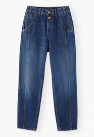 Tapered jeans, Mid wash, webstill