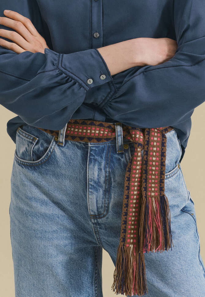 Fringe belt, Coffee watermelon, completeTheLook