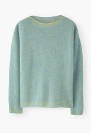 Plaited sweater, Cornflower, webstill