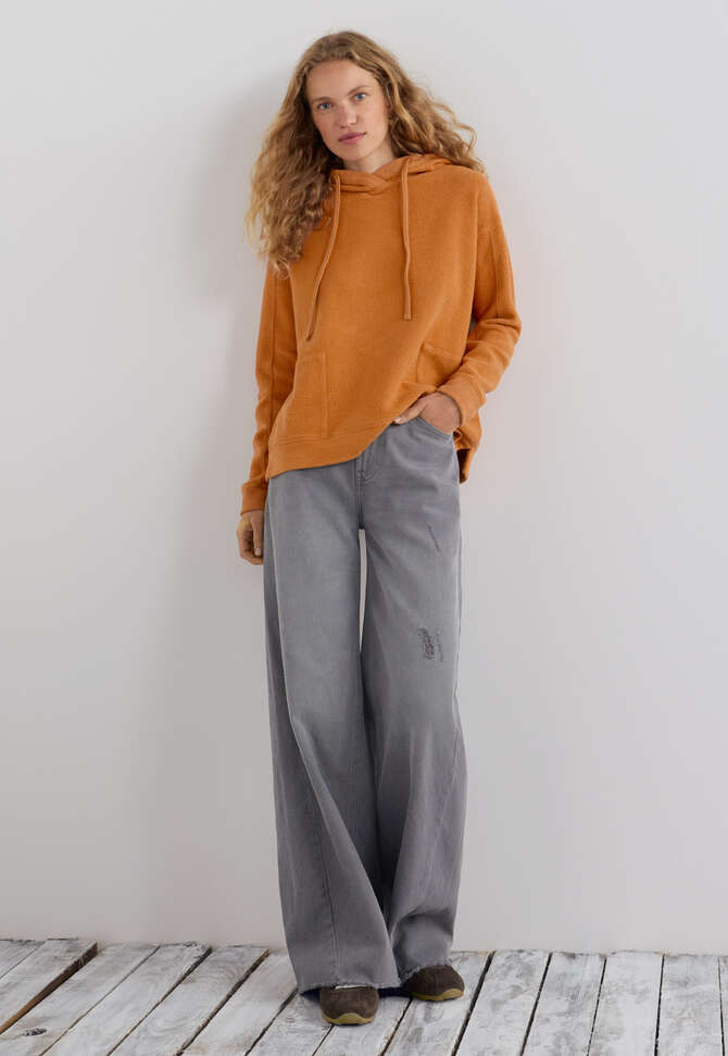 Fleece hoodie, Amber, completeTheLook
