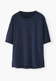 Longline T-shirt, Midnight, webstill