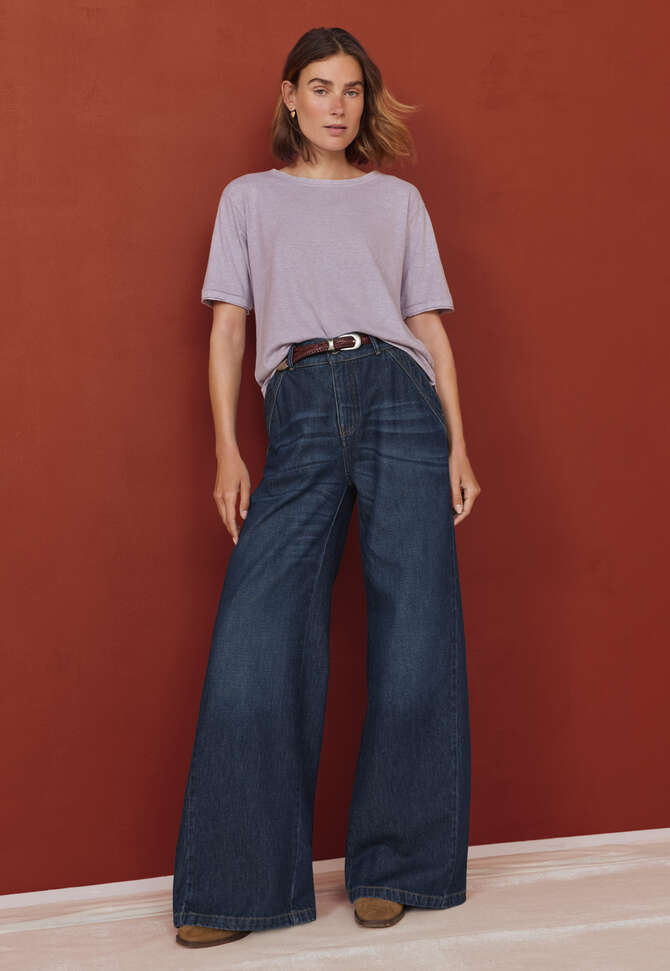 Boxy T-shirt, Lilac mist, completeTheLook