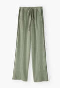 Wide-leg jogger, Light khaki, webstill