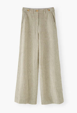 Wide-leg trousers, Khaki, webstill